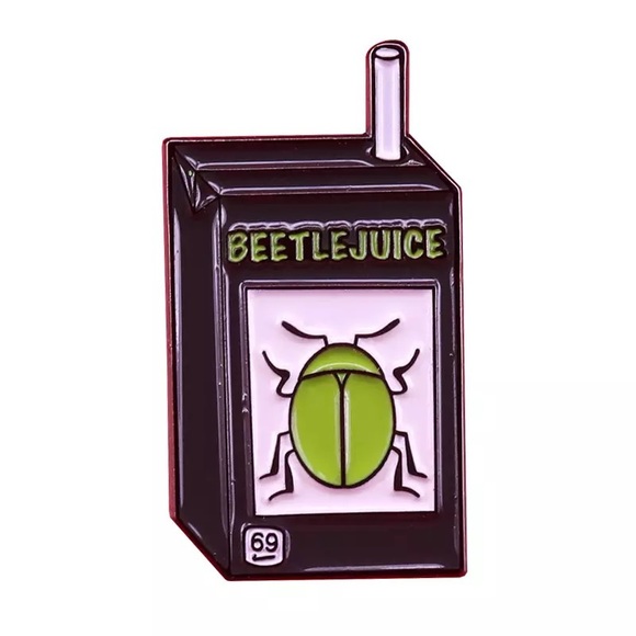 Jewelry - Beetlejuice Enamel Pin